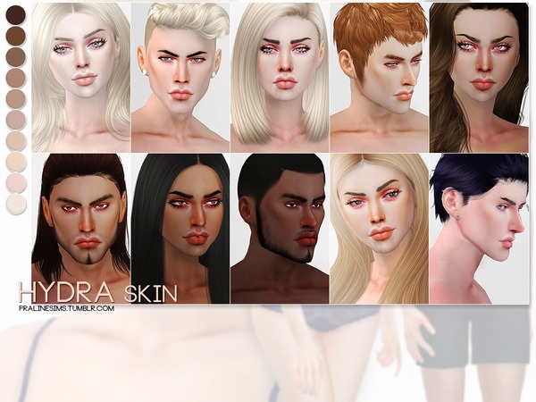 PS Powder Skin Overlay by Pralinesims - The Sims 4 Catalog 