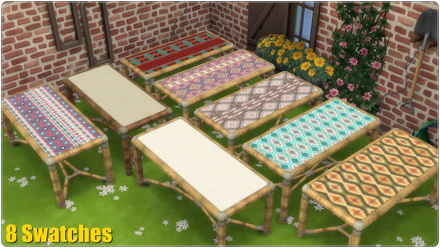 Dining Set Tiki Ts3 To Ts4 Conversion At Annetts Sims 4 Welt Sims 4