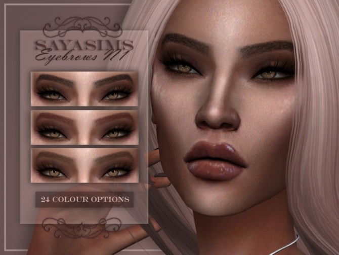 Eyebrows N By Saya Sims At Tsr Sims Updates