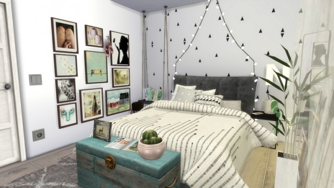 Tumblr Bedroom II at Dinha Gamer » Sims 4 Updates