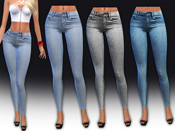 4 slim girl jeans