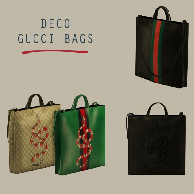Deco Bags at Leo Sims » Sims 4 Updates