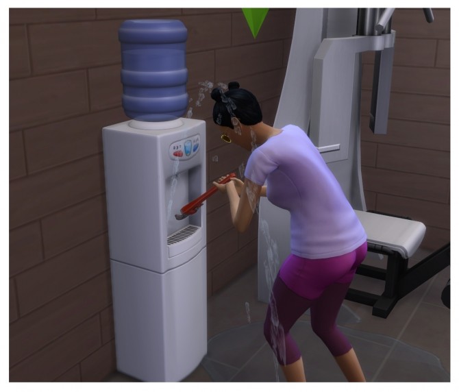 Functional Water Cooler by Menaceman44 at Mod The Sims » Sims 4 Updates