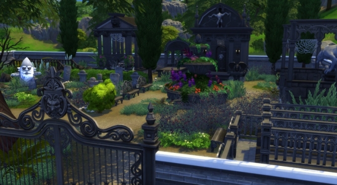 The Cursed Cemetery by Pyrénéa at Sims Artists » Sims 4 Updates