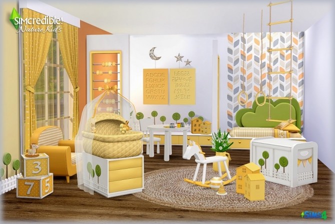 nature kids room pay at simcredible! designs 4 » sims 4