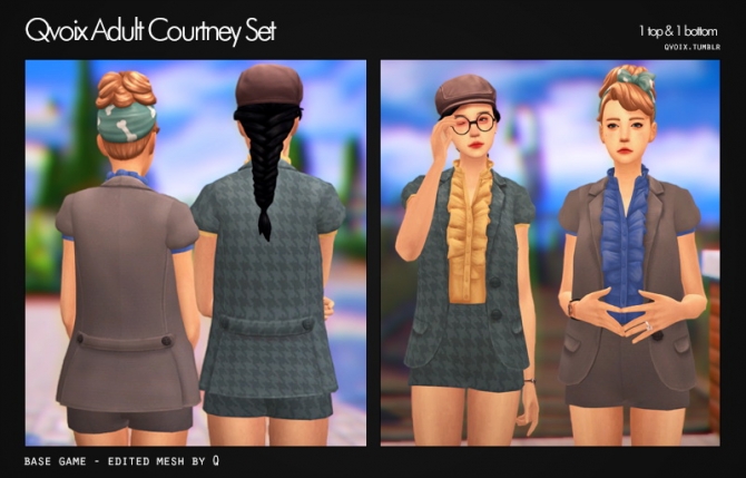 Courtney Set At Qvoix Escaping Reality Sims 4 Updates