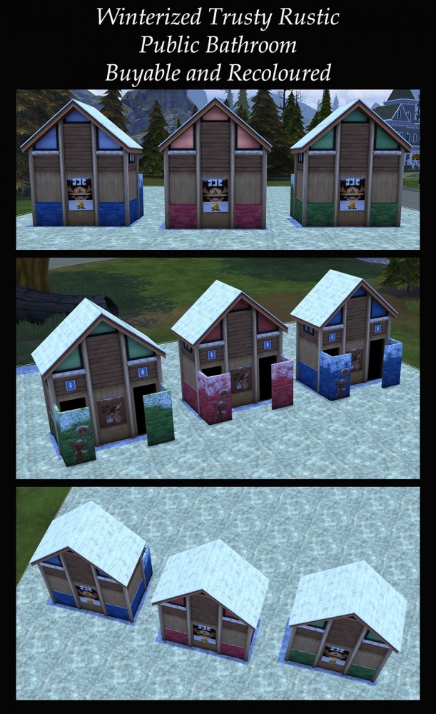 bathroom public Sims 4
