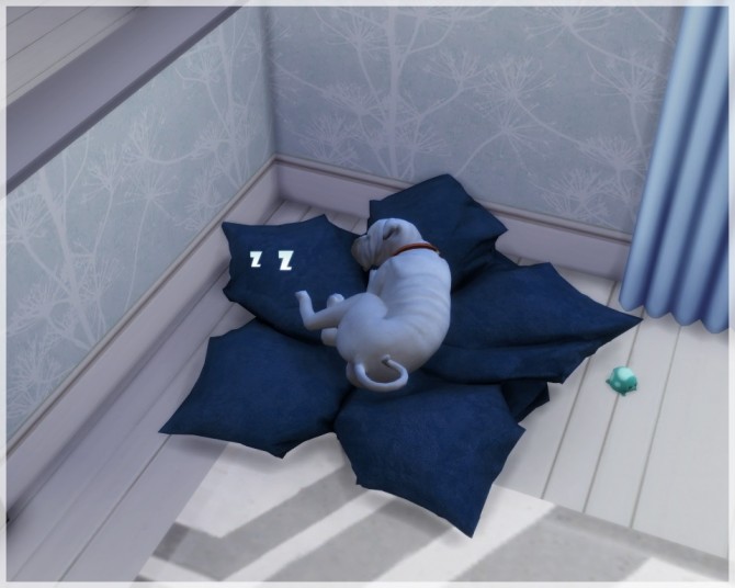 Maple Leaf Pet Bed at Helen Sims » Sims 4 Updates