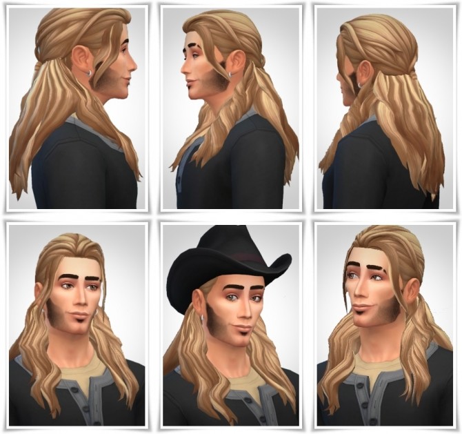 Ian's Half Up Hair at Birksches Sims Blog » Sims 4 Updates