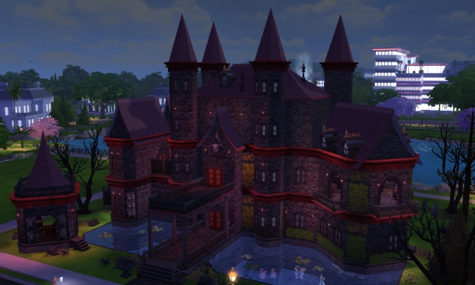 Dracula Castle (no CC) at Tatyana Name » Sims 4 Updates