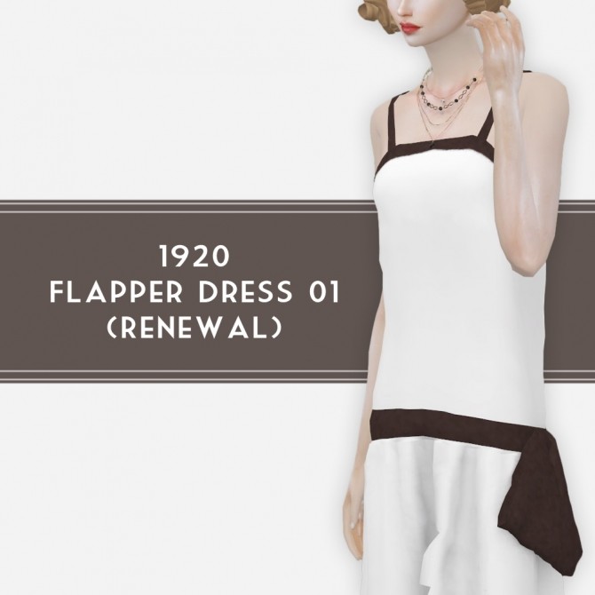 1920 Flapper Dress 01 By Lonelyboy At Happy Life Sims Sims 4 Updates