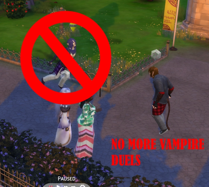 No More Vampire Duels By Zuperbuu At Mod The Sim