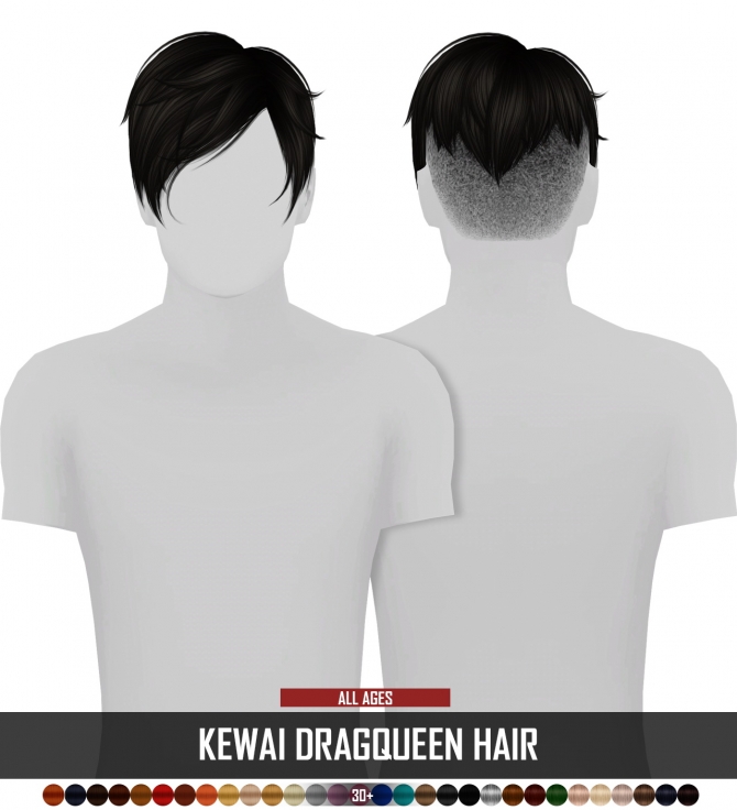 Kewai Dragqueen Hair All Ages By Thiago Mitchell At Redheadsims Sims