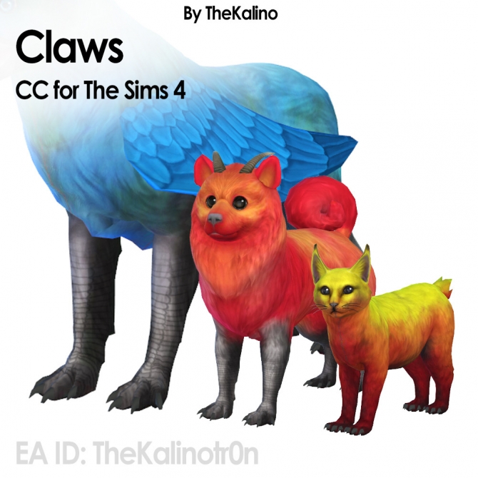 Claws For Pets At Kalino Sims 4 Updates