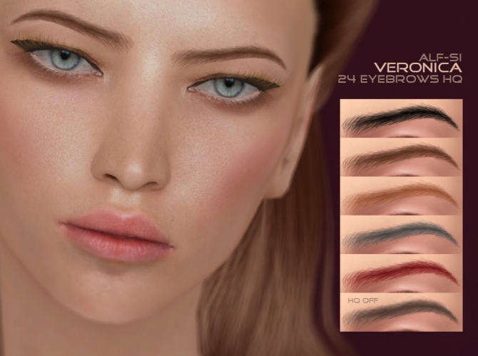 Eyebrows Veronica Hq At Alf Si Sims Updates