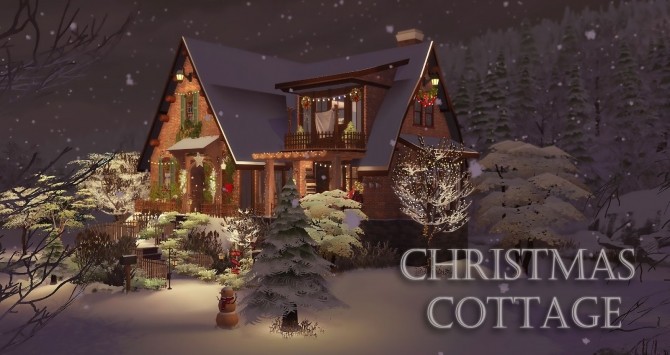Christmas Cottage At Ruby S Home Design Sims 4 Updates