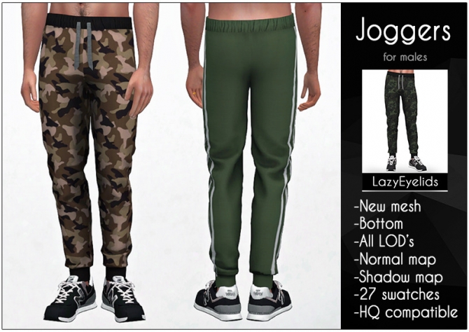 Sims 4 Men Joggers