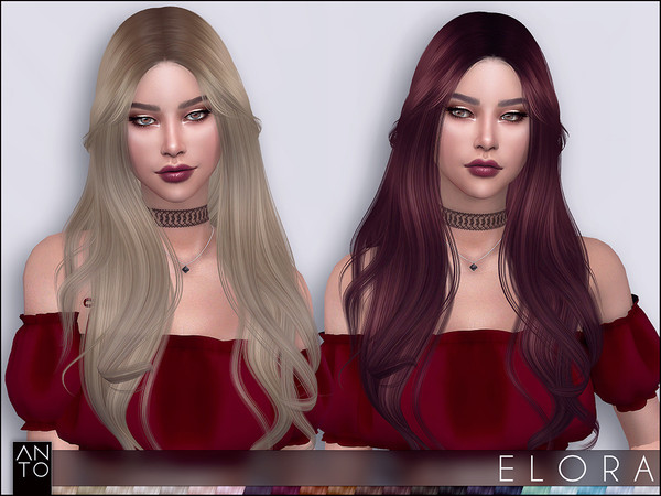 Elora Hair By Anto At Tsr Sims 4 Updates