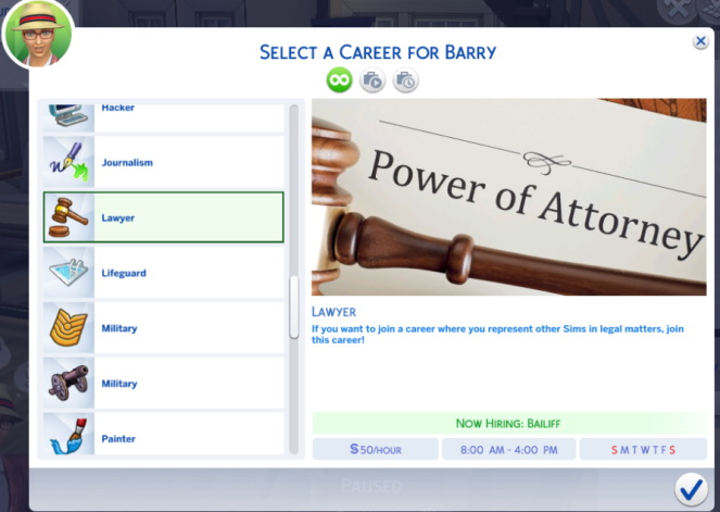 New Law Career P At Sims Lover Sims 4 Updates