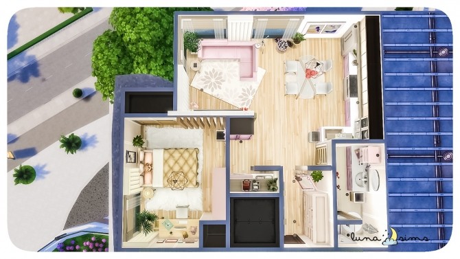 Girly Apartment At Luna Sims Sims 4 Updates
