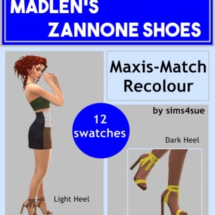 Madlen Aleria Shoes Recolor By Elfdor At TSR Sims Updates