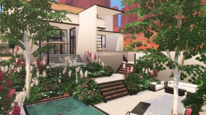 Sunken Garden Home At Gravysims Sims 4 Updates