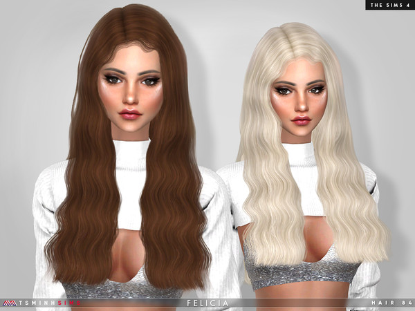 Felicia Hair 84 By Tsminhsims At Tsr Sims 4 Updates