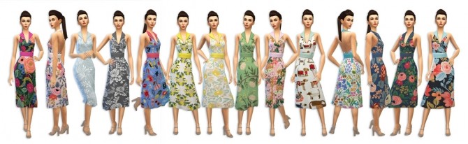 Rpc Garden Party Dress At Simplistic Sims 4 Updates