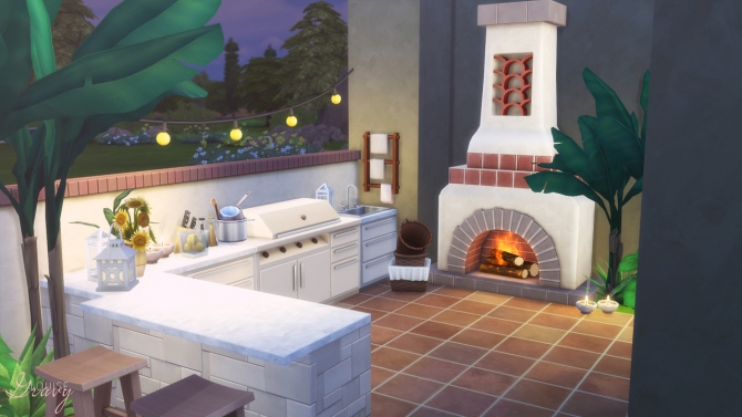 Outdoor Kitchen at GravySims » Sims 4 Updates