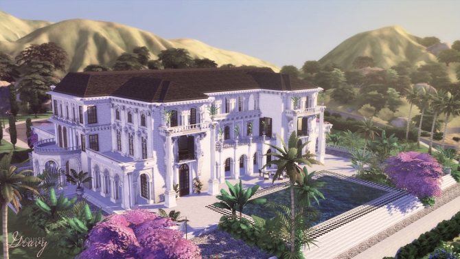 Mega Celebrity Mansion at GravySims » Sims 4 Updates