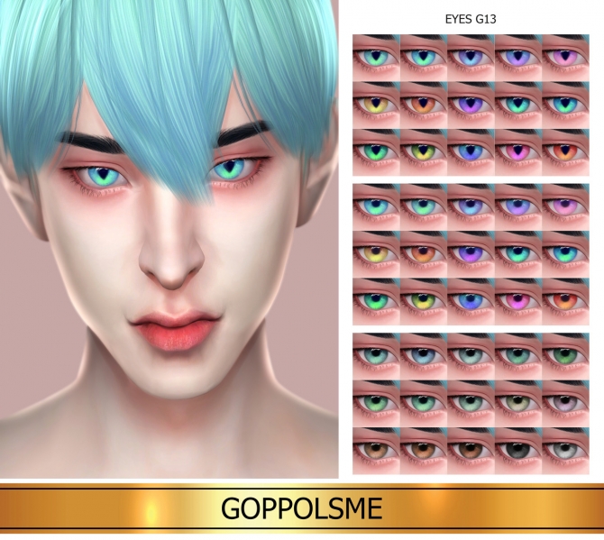 Lana Cc Finds Goppolsme Gpme Eyes V Swatches Sims Hair Sims Cc 34968