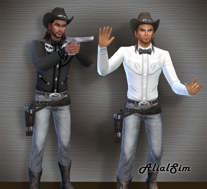 Western Outfit At Alial Sim Sims 4 Updates