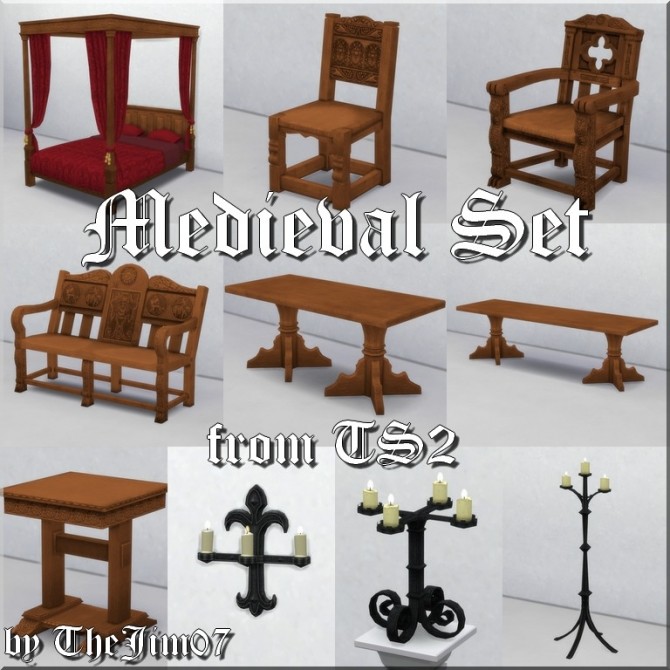 Medieval Set From Ts2 By Thejim07 At Mod The Sims Sims 4 Updates