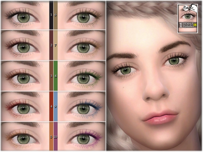 Sims Mods Eyelashes