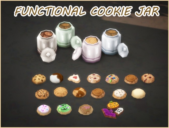 Functional Cookie Jar At Icemunmun Sims 4 Updates