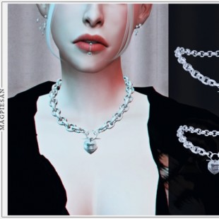 24 S Necklace By GrafitySims At TSR Sims 4 Updates