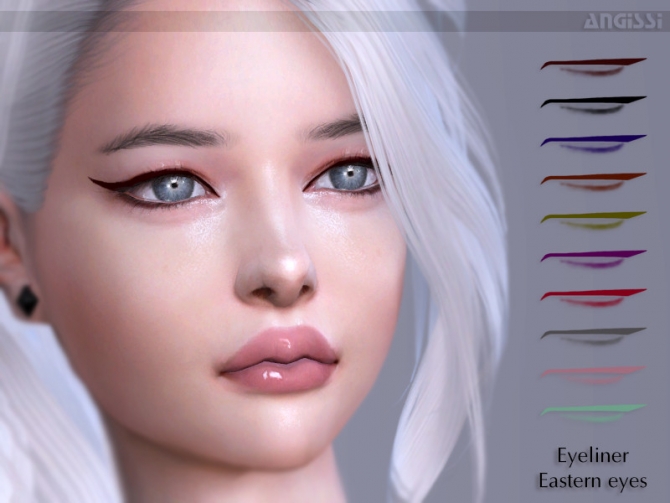 Eastern Eyeliner By Angissi At Tsr Sims Updates