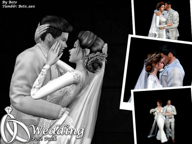 Wedding Pose pack by Beto_ae0 at TSR » Sims 4 Updates
