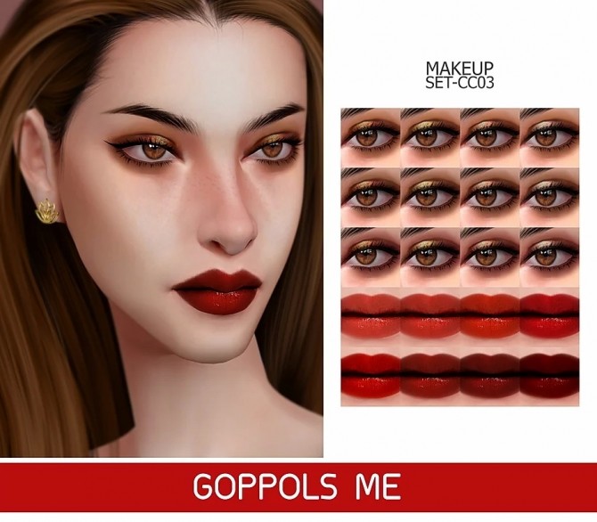 Gpme Gold Makeup Set Cc03 At Goppols Me Sims 4 Updates