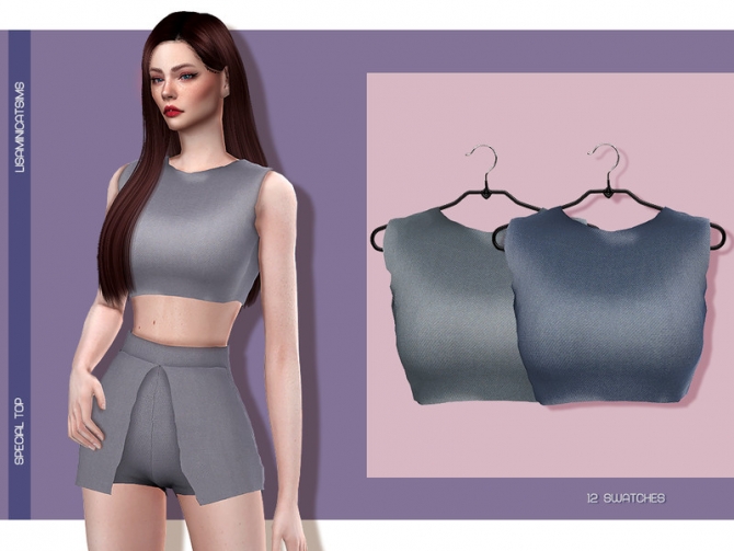 LMCS Special Top By Lisaminicatsims At TSR Sims 4 Updates