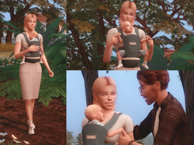 Baby Carrier Poses at Katverse » Sims 4 Updates
