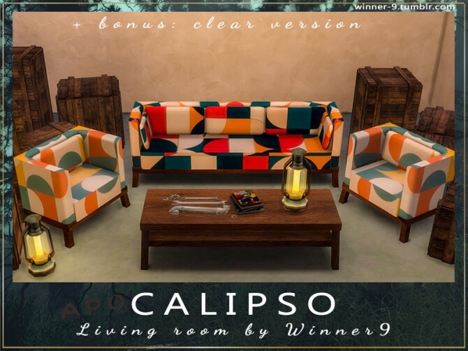 Calipso Living Room By Winner9 At Tsr Sims 4 Updates