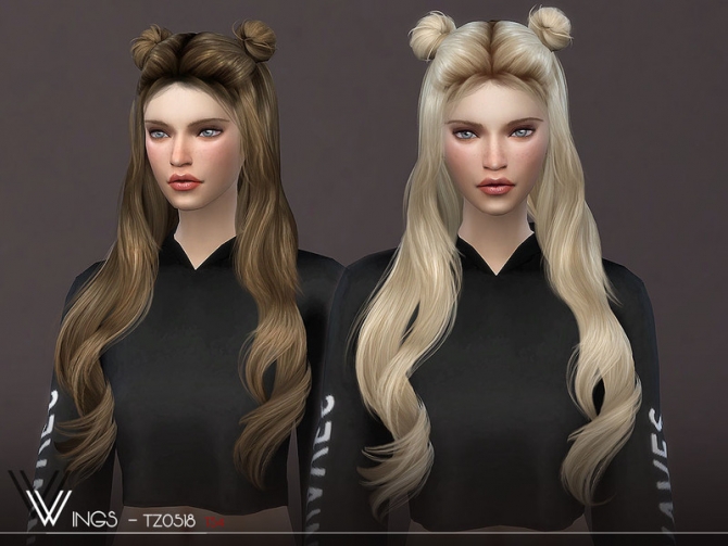 Sims 4 Cc Finds Spring4sims Wings 0618 Hair For Kids And Mobile Legends