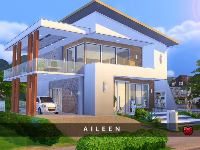 Aileen house no cc by melapples at TSR » Sims 4 Updates