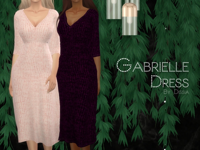 Gabrielle Dress By Dissia At Tsr Sims 4 Updates
