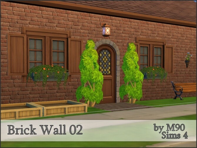 M90 Brick Wall 02 By Mircia90 At Tsr Sims 4 Updates