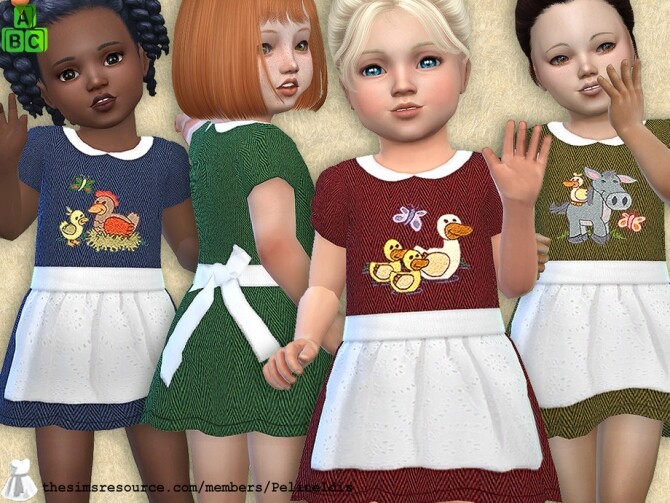 Farm Dress With Apron By Pelineldis At Tsr Sims 4 Updates