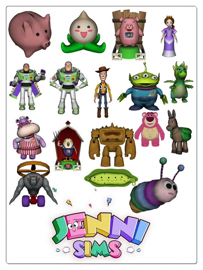 Decorative Kids Toy Story 17 Items At Jenni Sims Sims 4 Updates Vrogue