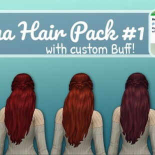 LeahLillith Bling Hair Retexture At Alessana Sims Sims 4 Updates