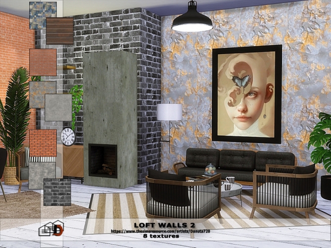 Loft Walls By Danuta At Tsr Sims Updates